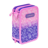 Piórnik JUMBO podrójny z wyposażeniem ASTRABAG Kitty AC31 503026008